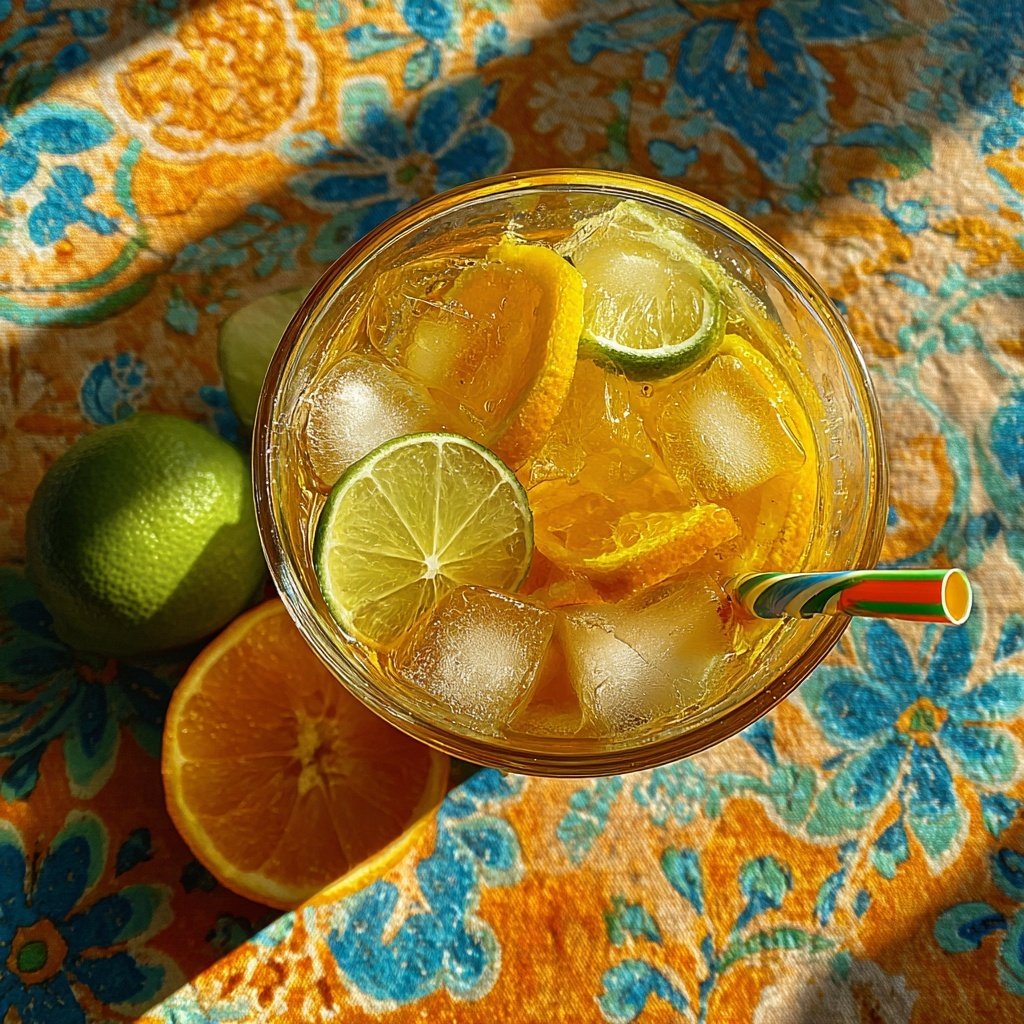 Iced Spring Citrus Drink