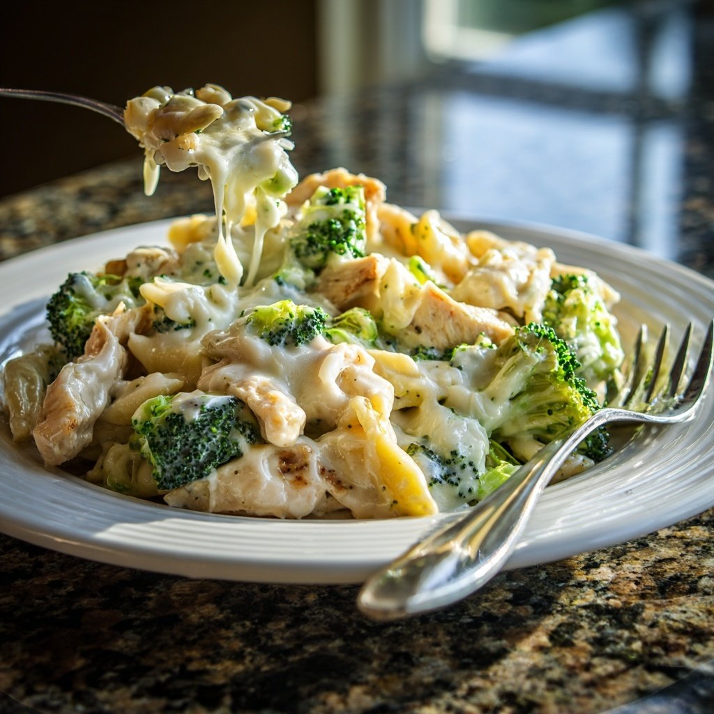Rotisserie Chicken Broccoli Alfredo