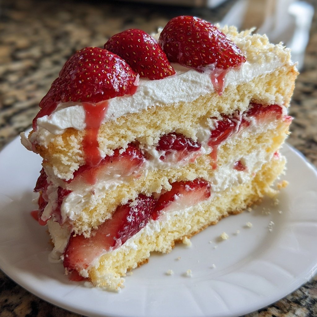 Strawberry Shortcake With Mascarpone