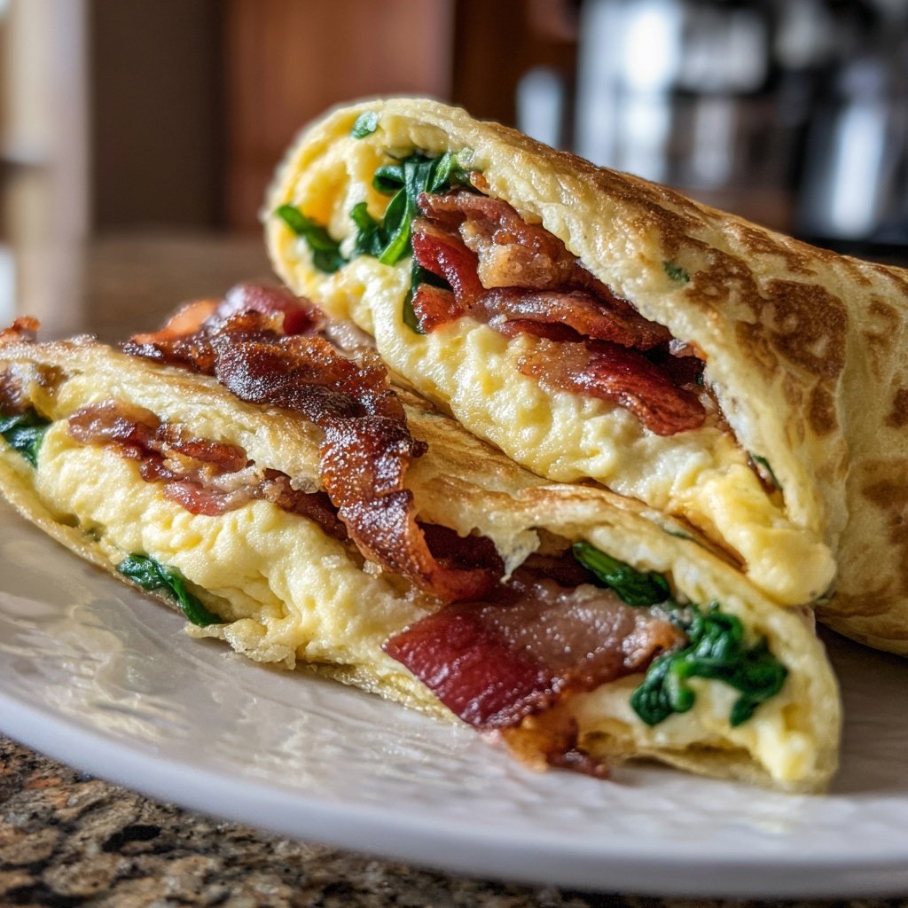 Keto Breakfast Egg Wraps