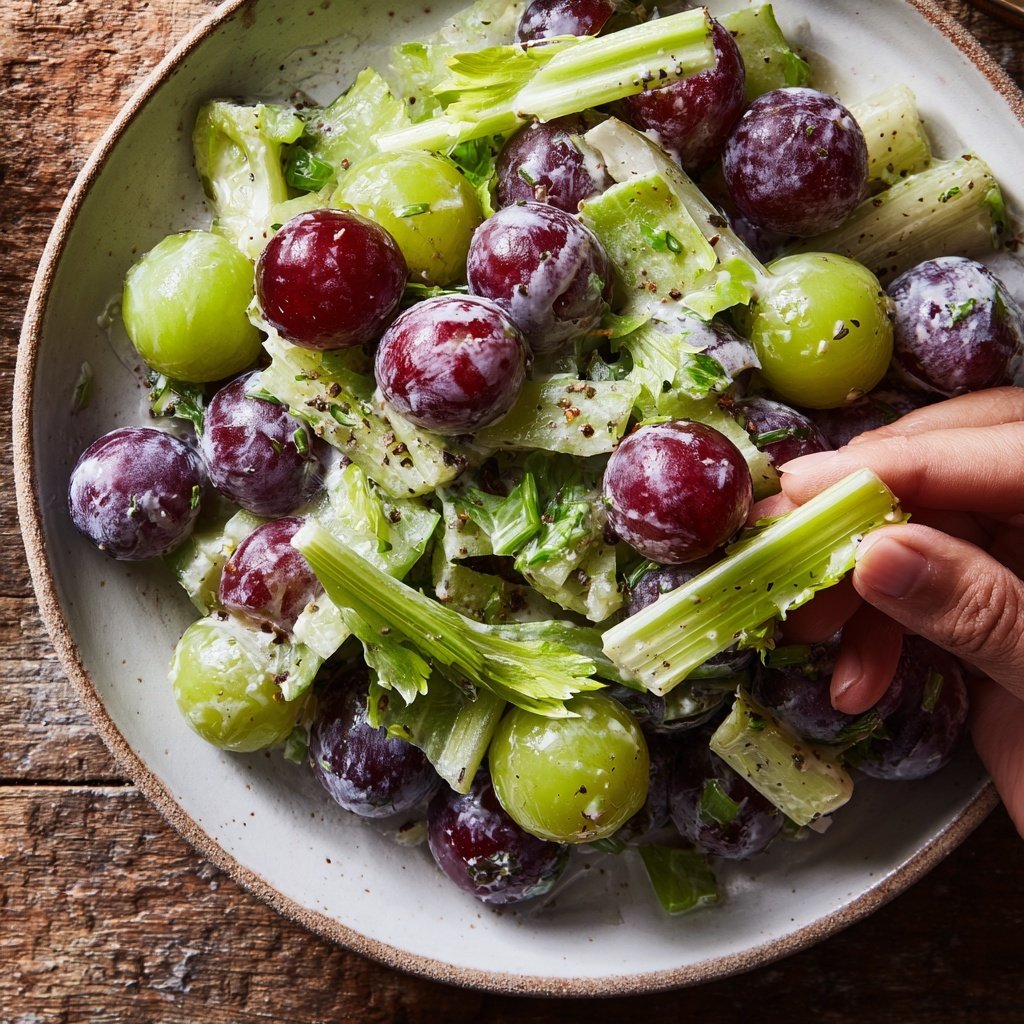 Celery Salad With Grapes