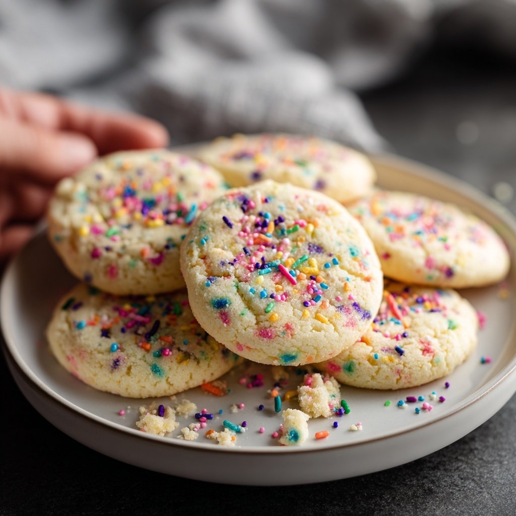 Spring Confetti Sugar Cookies