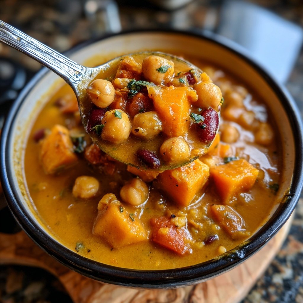 Jamaican Sweet Potato and Chickpea Stew