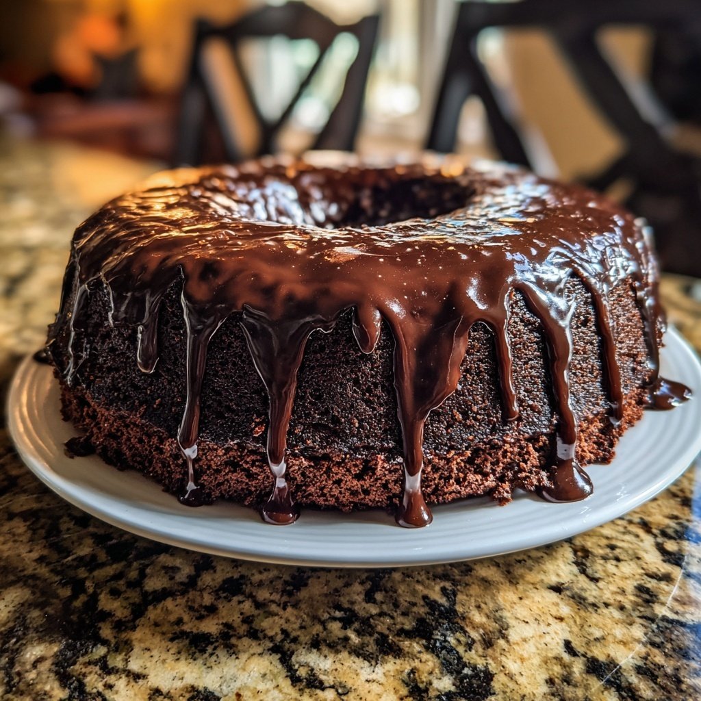 Chocolate Olive Oil Snack Cake
