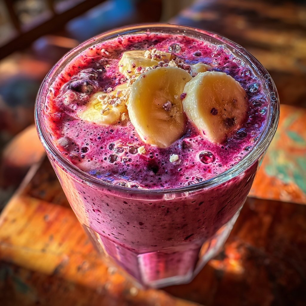 Berry Banana Breakfast Smoothie