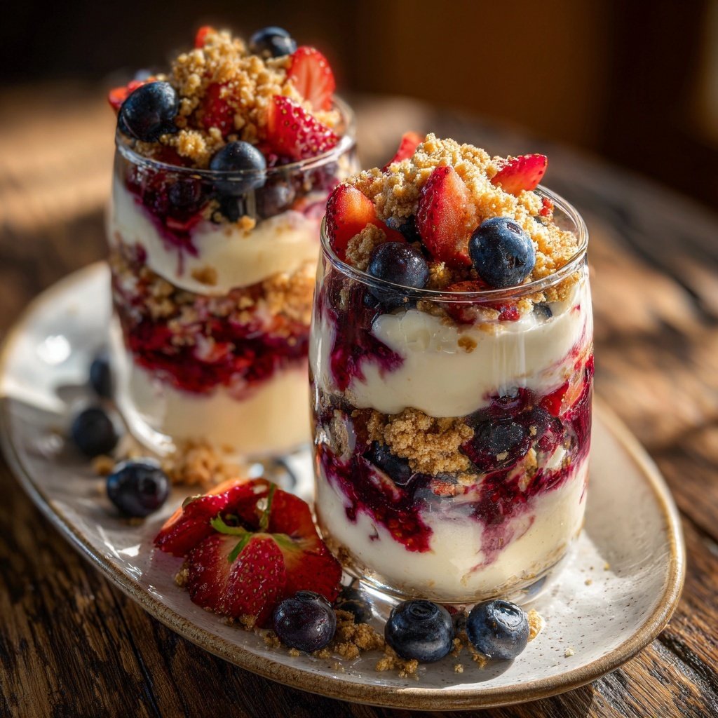 Vanilla Berry Yogurt Parfaits