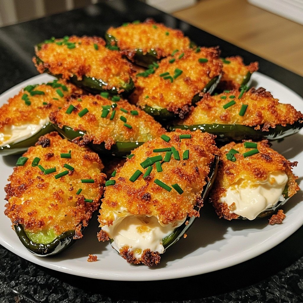 Jalapeno Poppers with Cream Cheese and Chives